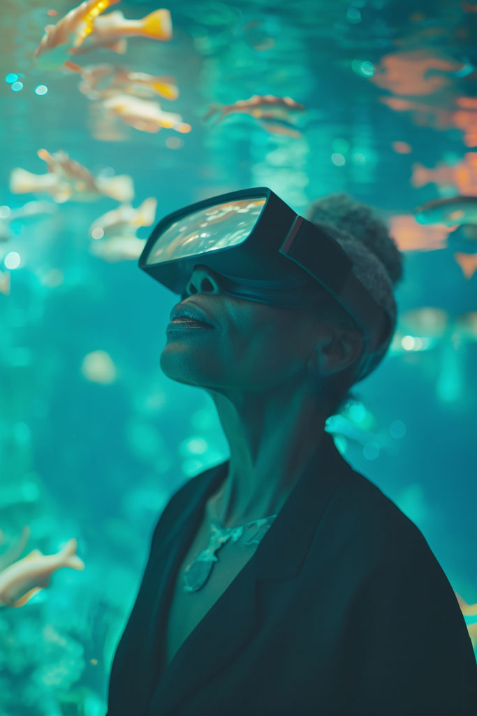 Réalité augmentée parc d'attraction. Qweekle