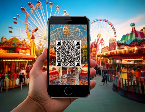 QR code parc d'attraction Qweekle