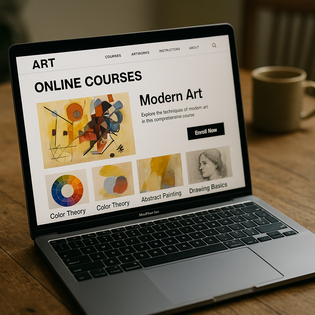 Cours d'art en ligne. Musées. Qweekle.